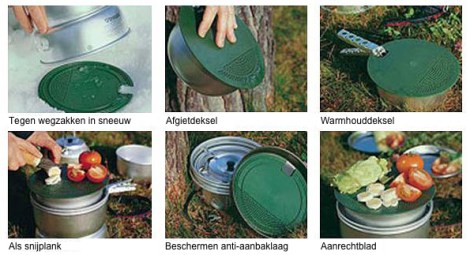 Gebruiksmogelijkheden Trangia Multi-disc