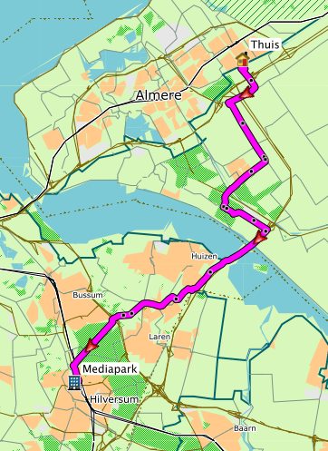 Almere-Buiten - Hilversum-Noord