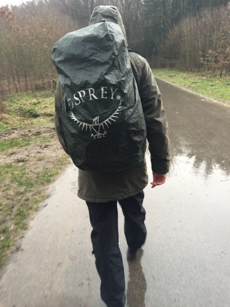 Regenbroek en regenhoes voor rugzak