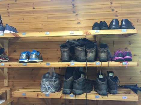 Klimaatgestuurde schoenendroogruimte