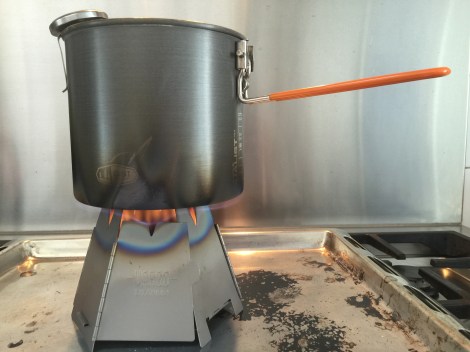 Brander in de keuken
