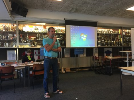 Derk T, ontwerper van de Thys roeifietsen