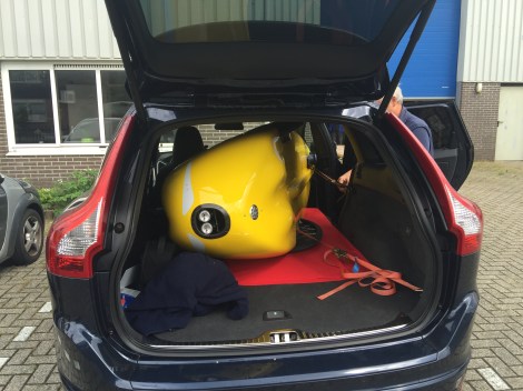 Als je een Volvo XC 60 hebt, past een DF ín de auto