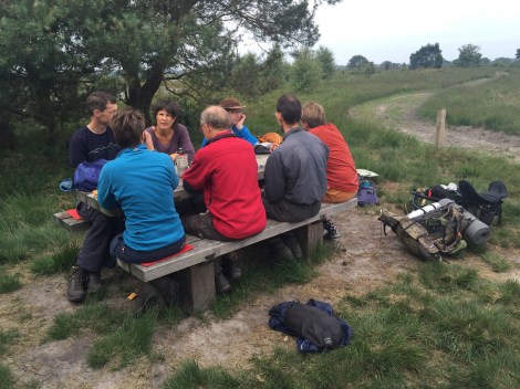 Pauzerende Rugzaklopers