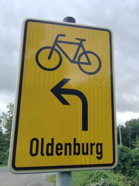 De tocht ging ook buiten de stad om