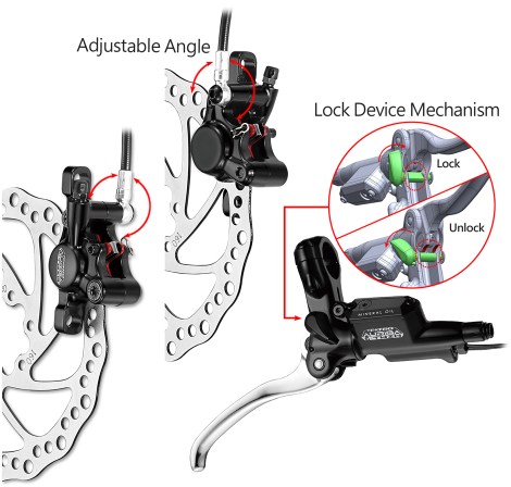 Tektro Aurige eTwin hydraulische schijfremmen