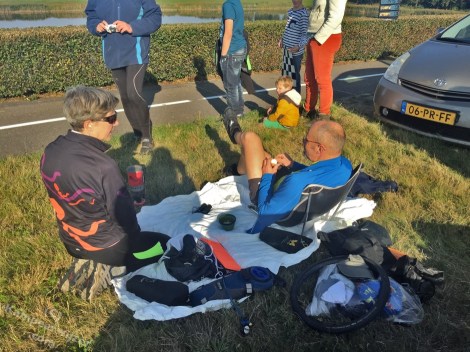 Bermtoeristen waren er ook