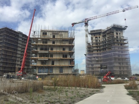 Hoogbouw in Almere Duin