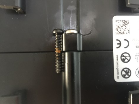 Roest halverwege het boutje verklaard