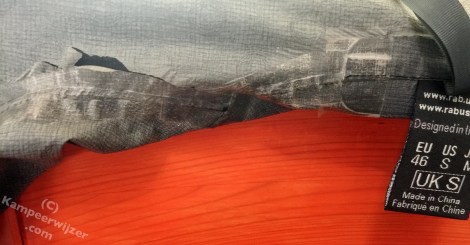 Scheur in membraan bij schouder