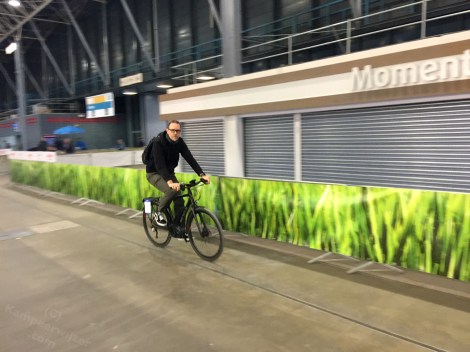 Dave op de Koga E-Xite