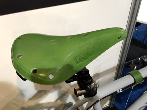 Zadel van Brooks in groen