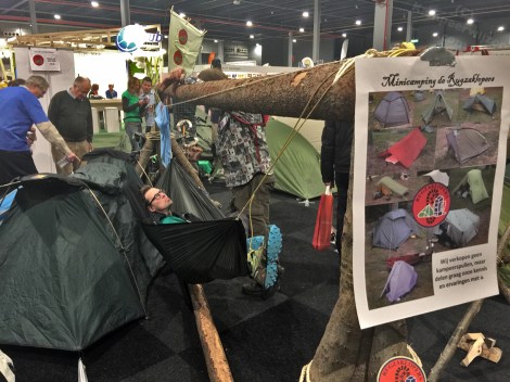 Minicamping van de Rugzaklopers