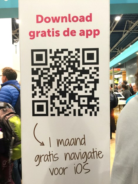 QR-code voor Route.nl app